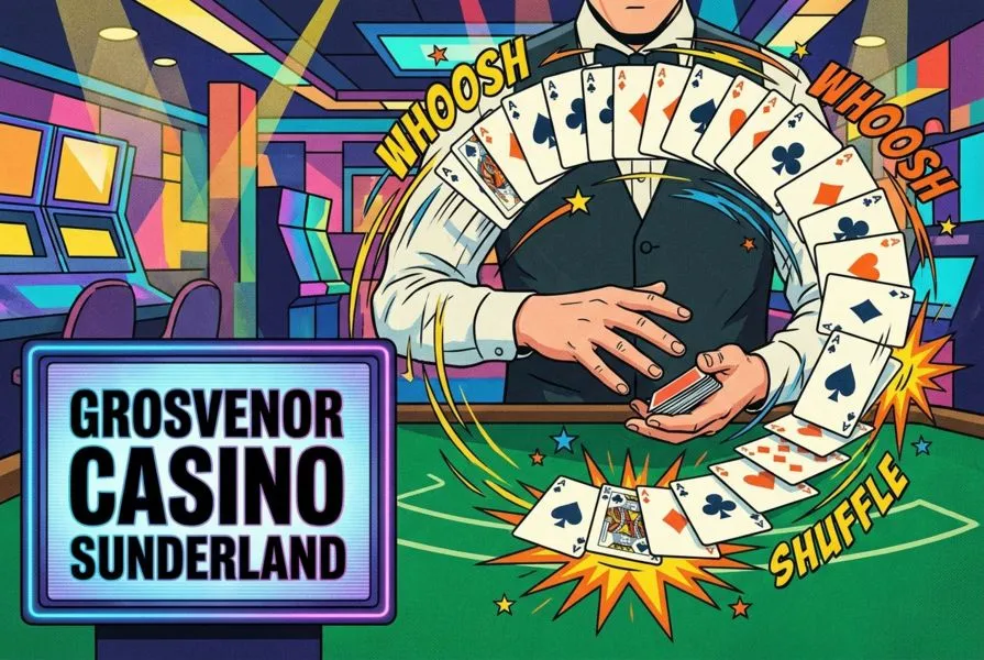 Live dealer spellen bij Grosvenor Casino Sunderland
